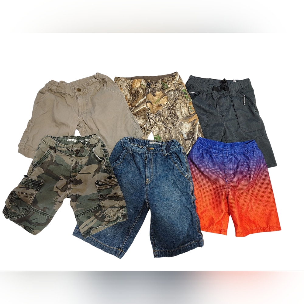 Boys Shorts Lot Size 7–8 Wrangler Carhartt Magellan‎ Old Navy Under Armour